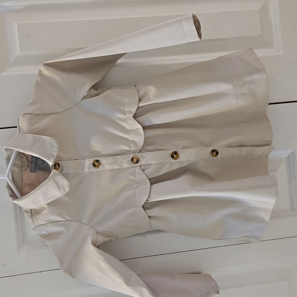Cream spring coat